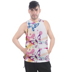 Butterfly Vector Art Men s Sleeveless Hoodie by Ket1n9