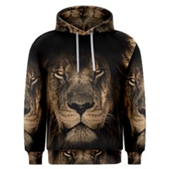 African Lion Mane Close Eyes Men s Overhead Hoodie by Ket1n9