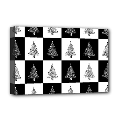 Christmas Tree Xmas Tree Deluxe Canvas 18  X 12  (stretched) by Ket1n9