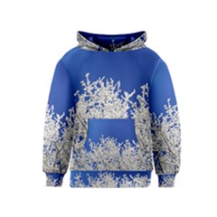 Crown Aesthetic Branches Hoarfrost Kids  Pullover Hoodie by Ket1n9