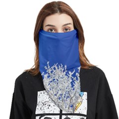 Crown Aesthetic Branches Hoarfrost Face Covering Bandana (triangle) by Ket1n9