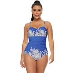 Crown Aesthetic Branches Hoarfrost Retro Full Coverage Swimsuit by Ket1n9