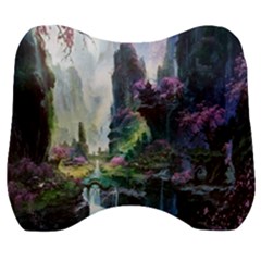 Fantastic World Fantasy Painting Velour Head Support Cushion by Ket1n9