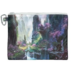 Fantastic World Fantasy Painting Canvas Cosmetic Bag (xxl) by Ket1n9