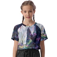 Fantastic World Fantasy Painting Kids  Basic T-shirt by Ket1n9