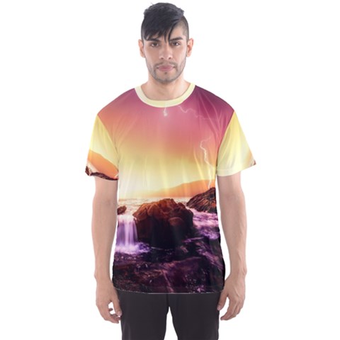 California Sea Ocean Pacific Men s Sport Mesh T-shirt by Ket1n9