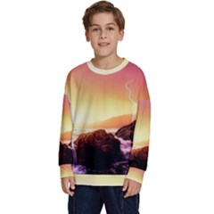 California Sea Ocean Pacific Kids  Crewneck Sweatshirt