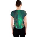 Northern-lights-plasma-sky Crew Neck Crop Top View2