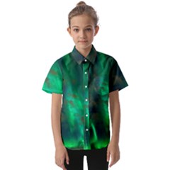 Northern-lights-plasma-sky Kids  Short Sleeve Shirt by Ket1n9