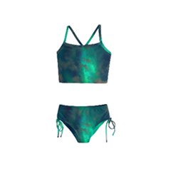 Northern-lights-plasma-sky Girls  Tankini Swimsuit by Ket1n9