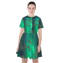 Northern-lights-plasma-sky Sailor Dress