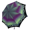 Aurora Stars Sky Mountains Snow Aurora Borealis Hook Handle Umbrellas (Small) View2