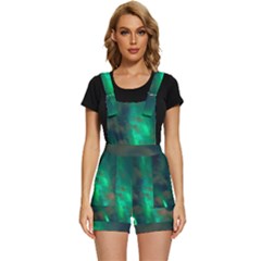 Northern-lights-plasma-sky Short Overalls by Ket1n9