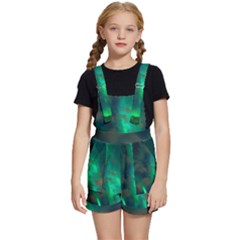 Northern-lights-plasma-sky Kids  Short Overalls by Ket1n9