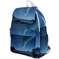 Aurora Borealis Lofoten Norway Top Flap Backpack