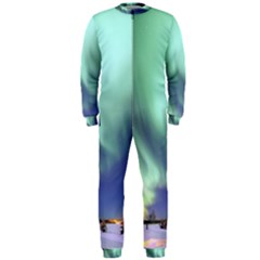 Aurora Borealis Alaska Space Onepiece Jumpsuit (men) by Ket1n9