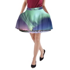 Aurora Borealis Alaska Space A-line Pocket Skirt by Ket1n9