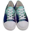 Aurora Borealis Alaska Space Men s Low Top Canvas Sneakers View1