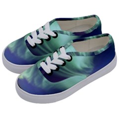 Aurora Borealis Alaska Space Kids  Classic Low Top Sneakers by Ket1n9