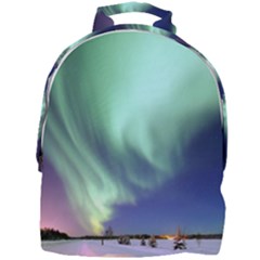 Aurora Borealis Alaska Space Mini Full Print Backpack by Ket1n9