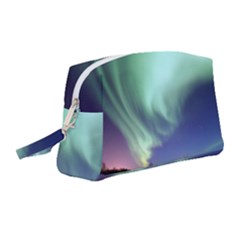 Aurora Borealis Alaska Space Wristlet Pouch Bag (medium) by Ket1n9