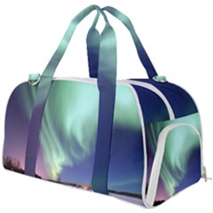 Aurora Borealis Alaska Space Burner Gym Duffel Bag by Ket1n9