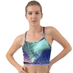 Aurora Borealis Alaska Space Mini Tank Bikini Top by Ket1n9