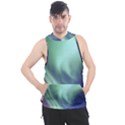 Aurora Borealis Alaska Space Men s Sleeveless Hoodie View1