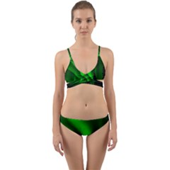 Aurora Borealis Northern Lights Wrap Around Bikini Set by Ket1n9