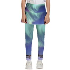 Aurora Borealis Alaska Space Kids  Skirted Pants by Ket1n9