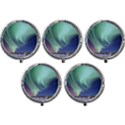 Aurora Borealis Alaska Space Mini Round Pill Box (Pack of 5) View1