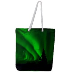 Aurora Borealis Northern Lights Full Print Rope Handle Tote (large) by Ket1n9