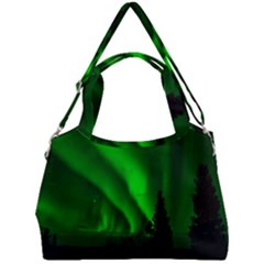 Aurora Borealis Northern Lights Double Compartment Shoulder Bag by Ket1n9