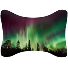 Aurora Borealis Northern Lights Seat Head Rest Cushion by Ket1n9