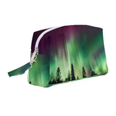 Aurora Borealis Northern Lights Wristlet Pouch Bag (medium) by Ket1n9