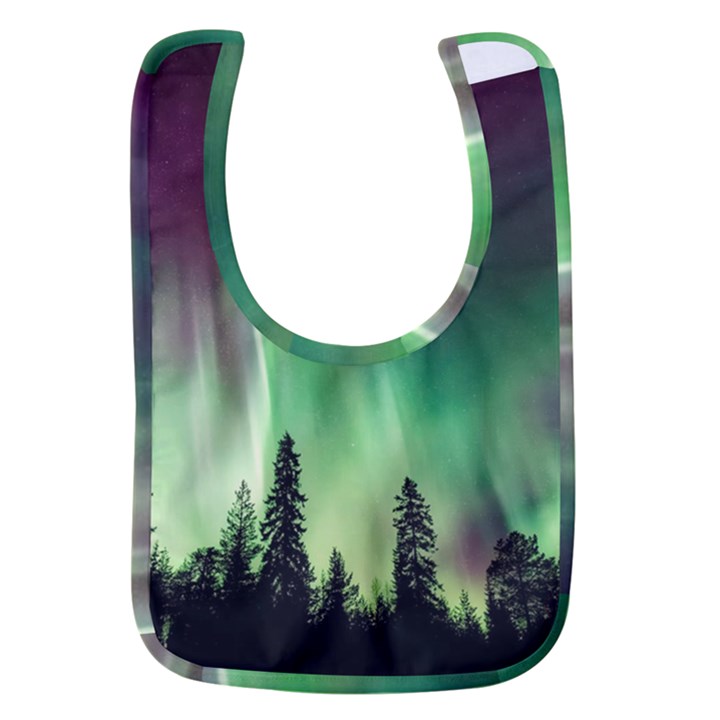 Aurora Borealis Northern Lights Baby Bib