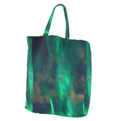 Northern Lights Plasma Sky Giant Grocery Tote by Ket1n9