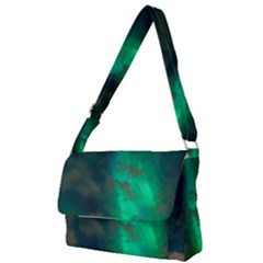 Northern Lights Plasma Sky Full Print Messenger Bag (s) by Ket1n9