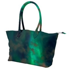 Northern Lights Plasma Sky Canvas Shoulder Bag by Ket1n9