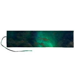 Northern Lights Plasma Sky Roll Up Canvas Pencil Holder (l) by Ket1n9