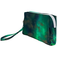 Northern Lights Plasma Sky Wristlet Pouch Bag (small) by Ket1n9