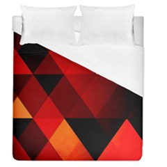 Abstract Triangle Wallpaper Duvet Cover (queen Size) by Ket1n9