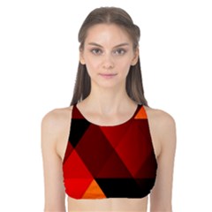 Abstract Triangle Wallpaper Tank Bikini Top by Ket1n9