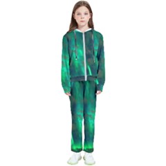 Northern Lights Plasma Sky Kids  Tracksuit by Ket1n9