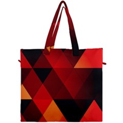 Abstract Triangle Wallpaper Canvas Travel Bag by Ket1n9