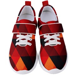 Abstract Triangle Wallpaper Women s Velcro Strap Shoes by Ket1n9