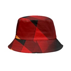 Abstract Triangle Wallpaper Inside Out Bucket Hat by Ket1n9