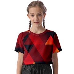 Abstract Triangle Wallpaper Kids  Basic T-shirt by Ket1n9