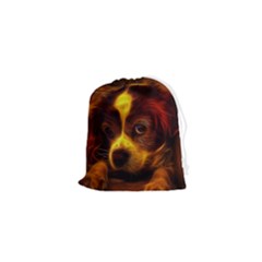 Cute 3d Dog Drawstring Pouch (xs) by Ket1n9