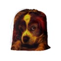 Cute 3d Dog Drawstring Pouch (XL) View2